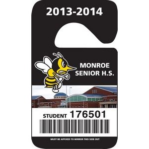 Full Color Plastic Security Hang Tag (2 3/4"x4 3/4")