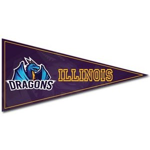 Outdoor Vehicle Full Color Magnet Booster Pennant Shape