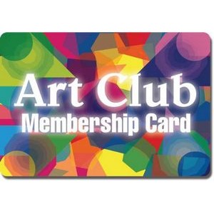 Plastic Membership Card (Spot Color)