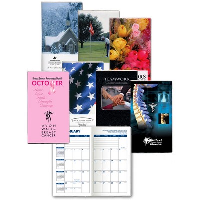 Monthly Full Color Digital Pocket Planner (1 Color)