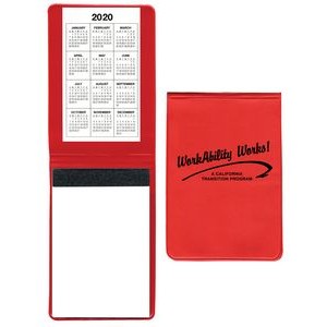 Standard Vinyl Memo Book with 30-Page Pad
