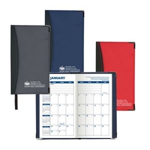 Monthly Ascot 2 Tone Vinyl Soft Cover Planner /1 Color
