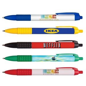 Full Color Retractable Ballpoint Pen - UNION MADE and Printed