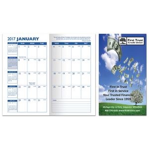 Customize Full Color Digital Cardstock Cover Pocket Planner