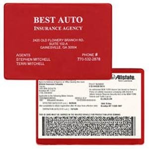 Copy-Guard Vinyl - Insurance Card Holder