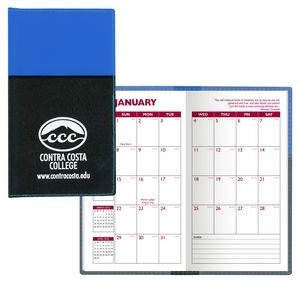 Soft Cover 2 Tone Vinyl France Series Monthly Planner / 2 Color