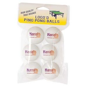 6-Pack Ping Pong Balls