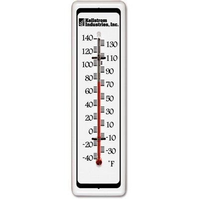 Indoor / Outdoor Aluminum Thermometer (3 1/8"x11 1/2")