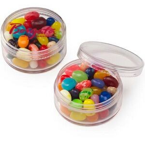 Round Container w/ Jelly Belly Jelly Beans (1.5 Oz.)