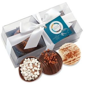 Hot Chocolate Bomb Gift Box - Grand Flavor - 2 Pack - Toffee Mocha, Horchata