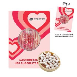 Valentine's Day Hot Chocolate Bomb Billboard Card - White Chocolate
