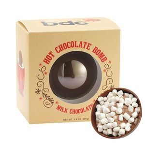 Hot Chocolate Bomb in Window Box - Dark Chocolate