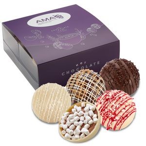 Hot Chocolate Bomb Gift Box - Deluxe Flavor - 4 Pack