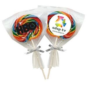 Swirl Lollipop in Cello bag with Bow