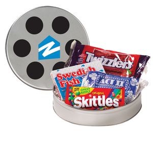 Large Film Reel Tin w/ Assorted Candies