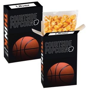 Basketball Concession Snack Popcorn Box - Cheddar Popcorn
