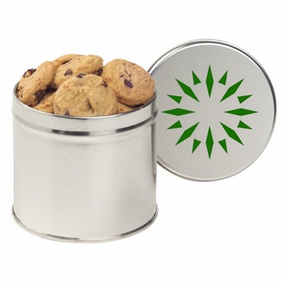 Round Tin (1/2 Quart) - Mini Chocolate Chip Cookies