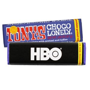 Tony's Chocolonley® Small Chocolate Bar - Dark Milk Chocolate Pretzel Toffee