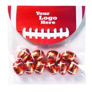 Half-Time Header Bags w/ Chocolate Footballs (Large)