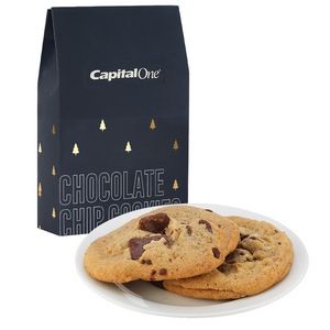 Milk Carton Inspired Box w/ 2 Chocolate Chip Cookies - Featuring Soft-Touch Finish