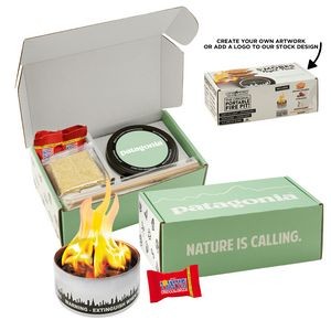 City Bonfires S'mores Night Pack featuring Tony's Chocolonely w/ Custom lid label & Custom Box