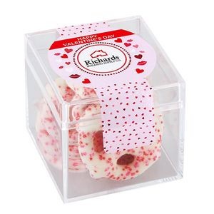 Cupid's Candy Box w/Sweetheart Pretzels