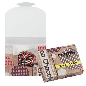 Chocolate Covered Oreo Box (Corporate Color Nonpareil Sprinkles)