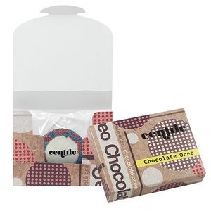 Chocolate Covered Custom Ore®o Box (Corporate Color Nonpareil Sprinkles)
