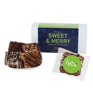 Fresh Baked Brownie Gift Set - 6 Assorted Brownies - in Gift Box