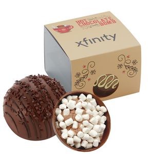 Hot Chocolate Bomb Gift Box w/ Sleeve - Deluxe Flavor - Milk & White Delight