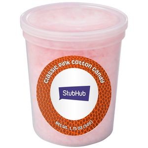 Basketball Concession Snacks - Cotton Candy Tub Classic Pink