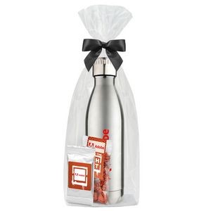 Promo Revolution - 17 Oz. Dual Wall Vacuum Sealed Water Bottle Gift Set