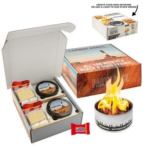 City Bonfires S'mores Family Night Pack featuring Tony's Chocolonely w/ Custom lid & Custom Box