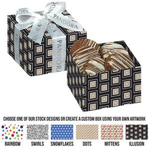 Gala Gift Box w/ 5 Chocolate Covered Oreo® Cookies w/ Chocolate Drizzle (Large)