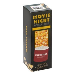 Movie Night Kernel & Seasoning Set - Baby Yellow Kernels & BBQ Seasoning