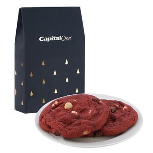 Milk Carton Inspired Box w/ 2 Red Velvet Cookies - Featuring Soft-Touch Finish