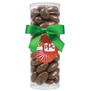 Elegant Gift Tube w/ Chocolate Covered Almonds