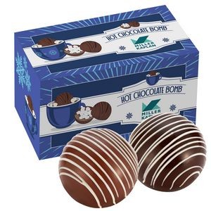 Hot Chocolate Bomb Gift Set - 2 Pack - Classic Milk & Classic Dark
