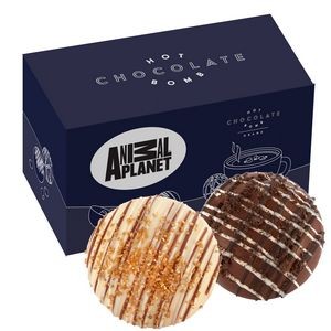 Hot Chocolate Bomb Gift Set - 2 Pack - Cookies & Cream & Dulce De Leche