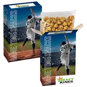 Baseball Popcorn & Snack Boxes - Caramel Popcorn