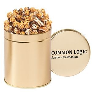 Gourmet Popcorn Tin (Quart) - Chocolate Pretzel Popcorn