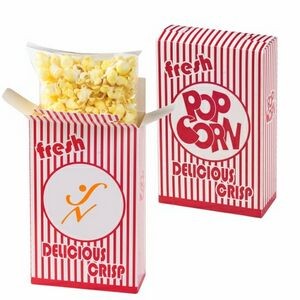 Striped Popcorn Box - Butter Popcorn