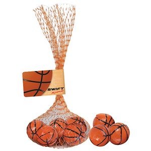 Chocolate Basketballs in Mesh Bag (5 pcs.)