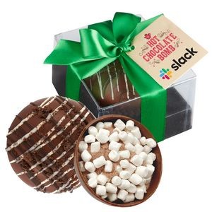 Hot Chocolate Bomb Gift Box w/ Hang Tag - Grand Flavor - Cookies & Cream