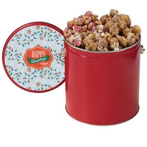 Holiday Popcorn Tin (1 Gallon)