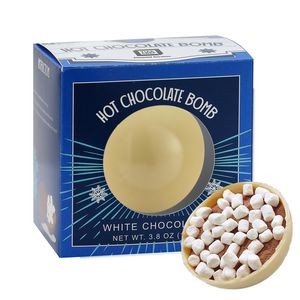 Hot Chocolate Bomb in Window Box - White Chocolate