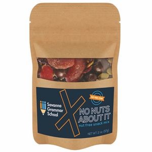 Resealable Kraft Pouch w/ Nut Free Mix