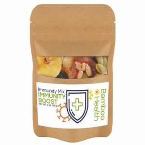 Resealable Kraft Pouch w/ Nut Free Immunity Mix