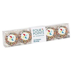 Chocolate Covered Printed Oreo® Gift Box - Rainbow Sprinkles/Printed Cookies (5 pack)