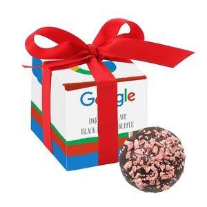 Belgian Truffle Box Featuring Soft-Touch - Dark Chocolate Black Forest